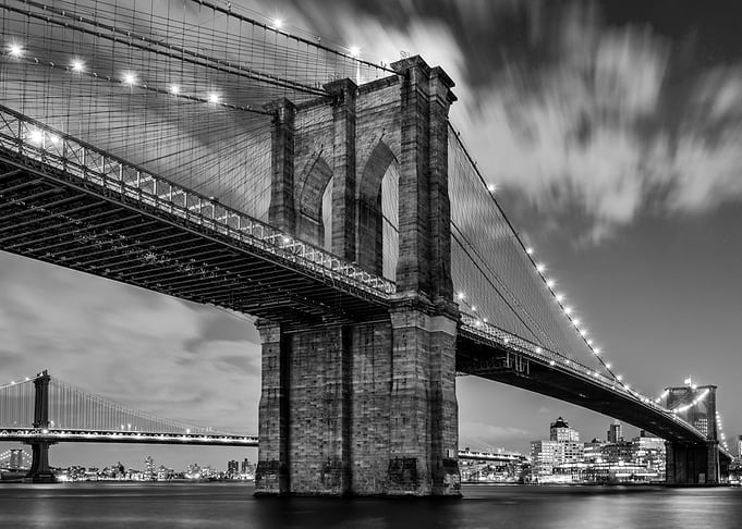 Brooklyn Bridge and Clouds