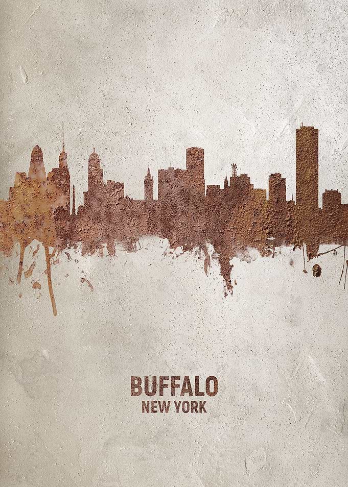 Buffalo New York Skyline