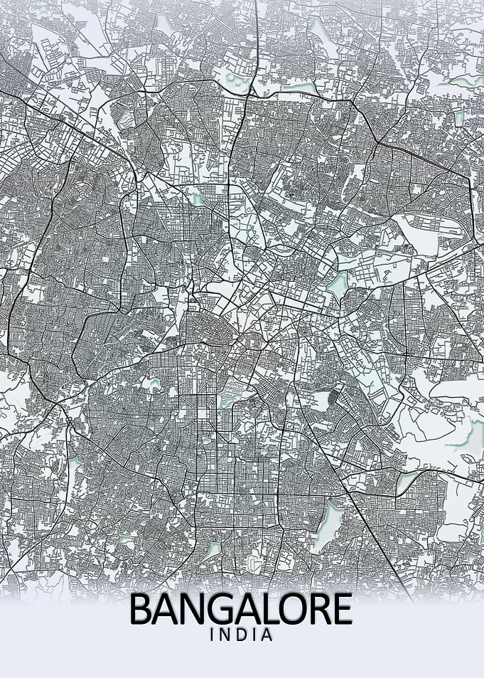 Bangalore White City Map