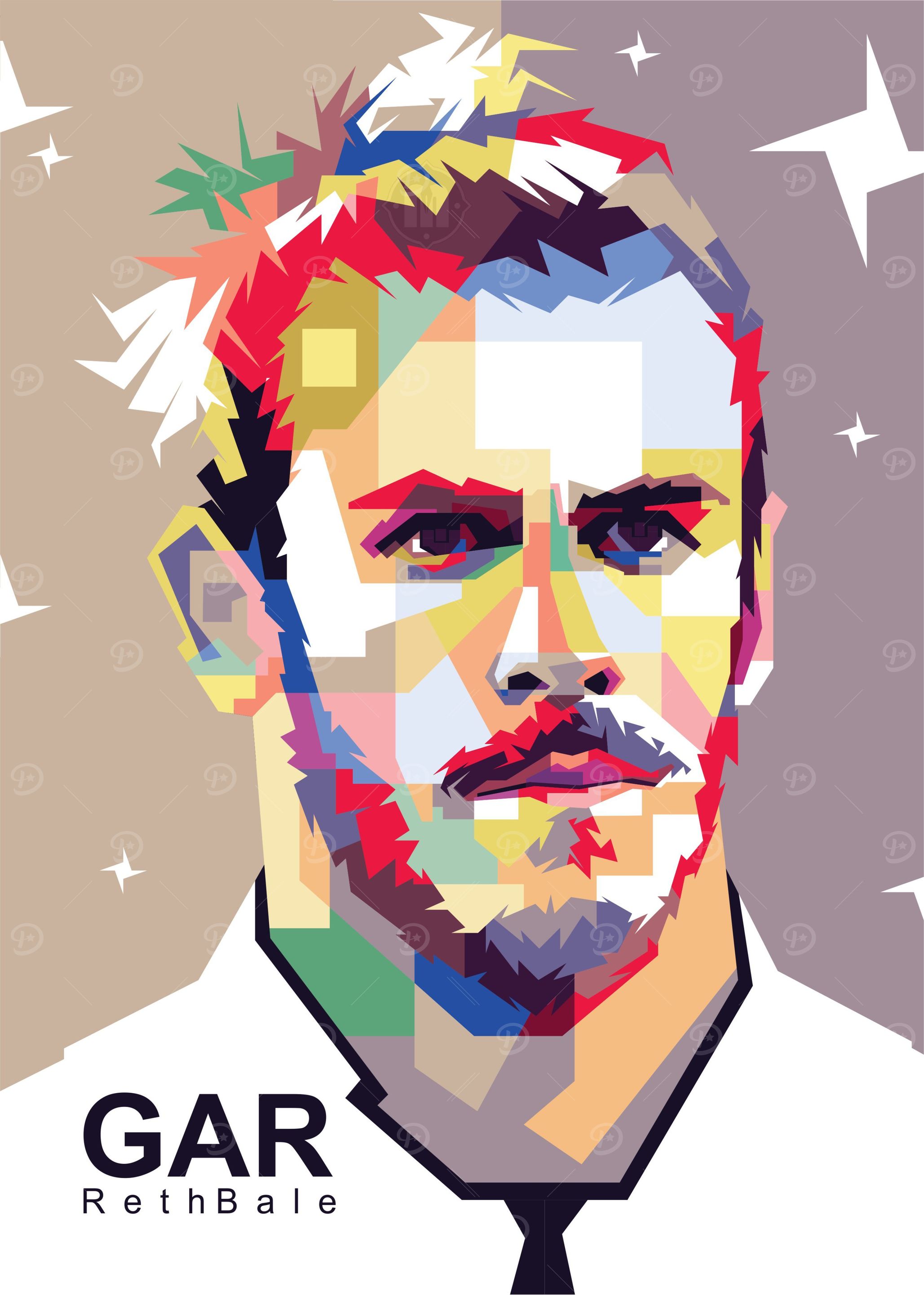 Gareth Bale Popart