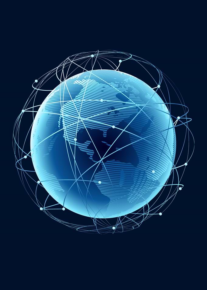 Planet Blue Orbit