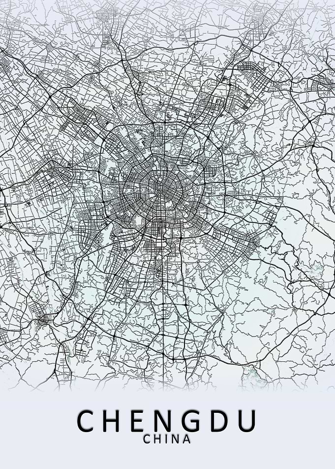 Chengdu White City Map