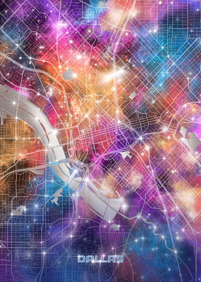 dallas map galaxy