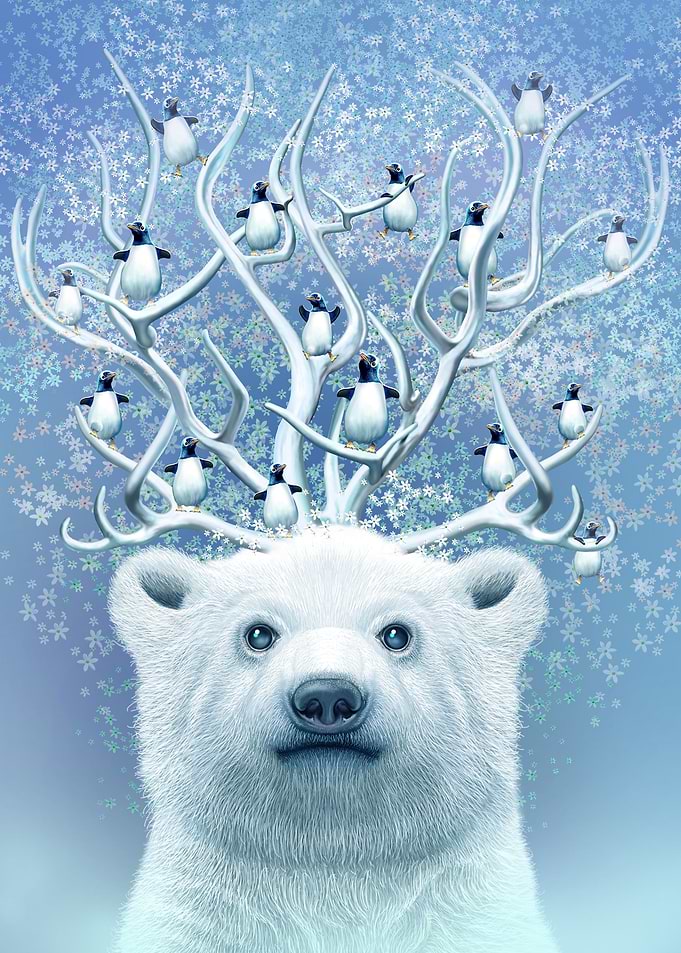 POLAR BEAR HORNS UP