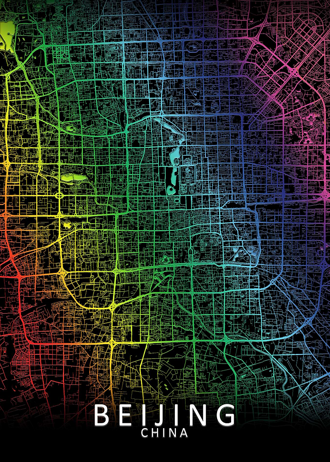 Beijing Rainbow City Map