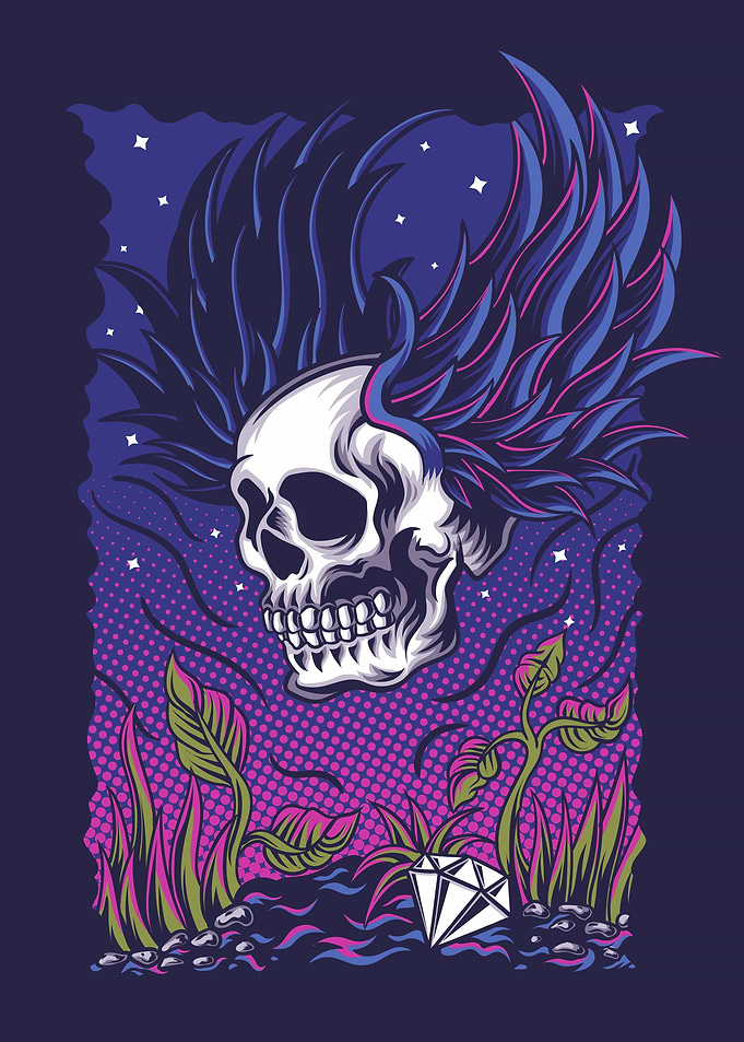 Flying Skull