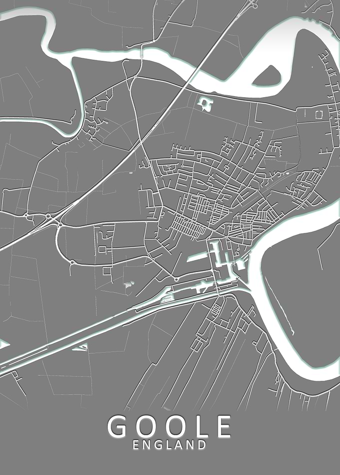 Goole Grey City Map