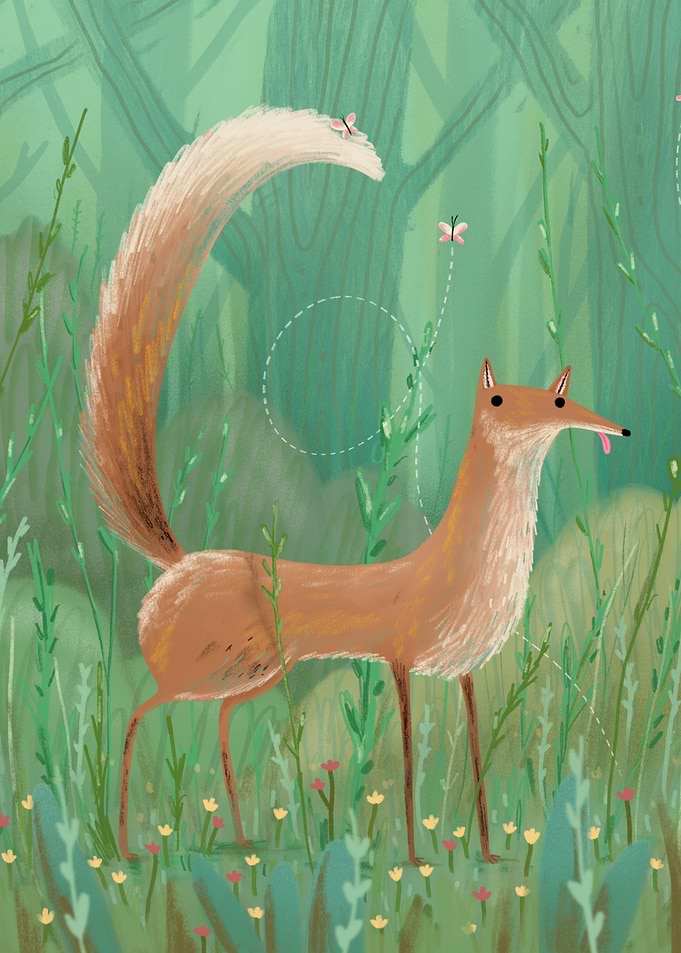 Fox in Whimsy Wood