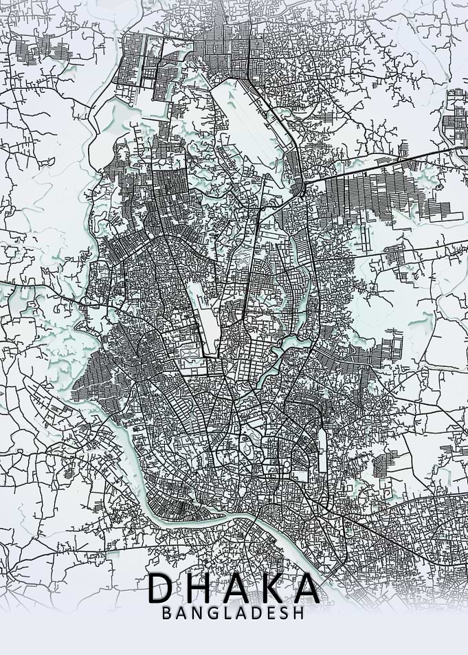 Dhaka White City Map