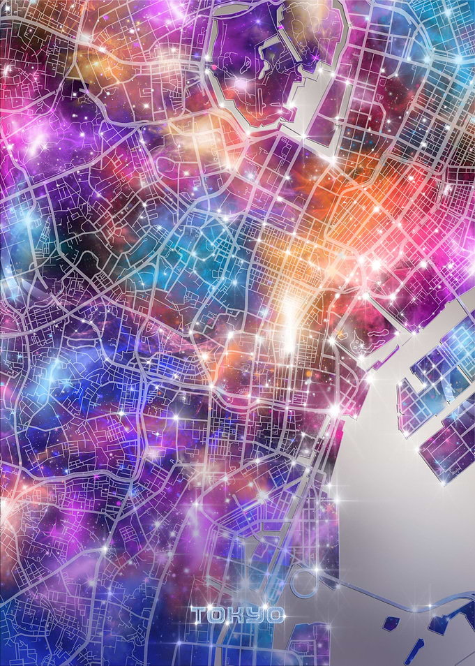 tokyo map galaxy