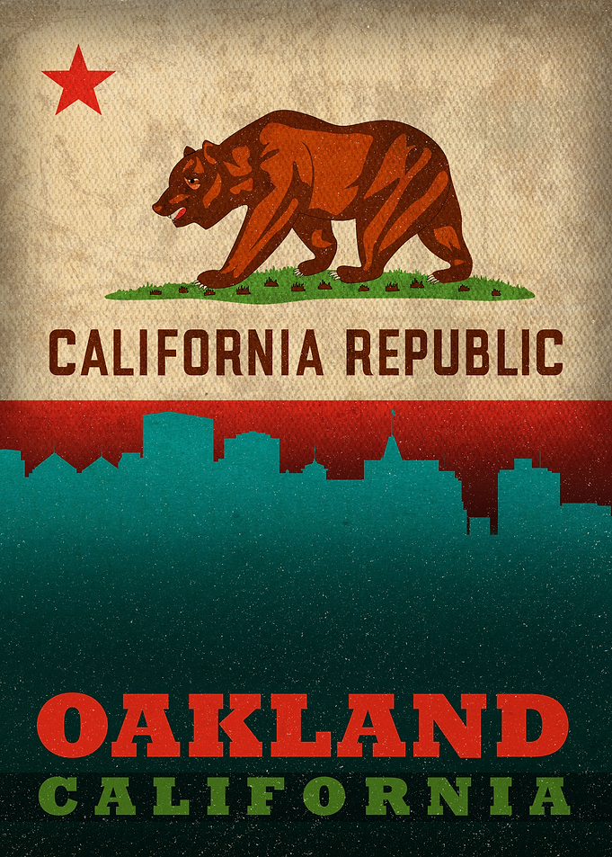 Oakland California Skyline