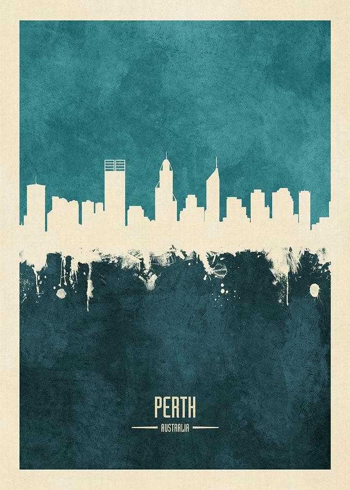 Perth Australia Skyline