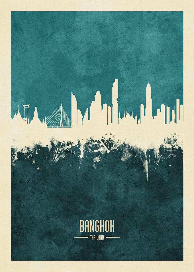 Bangkok Thailand Skyline