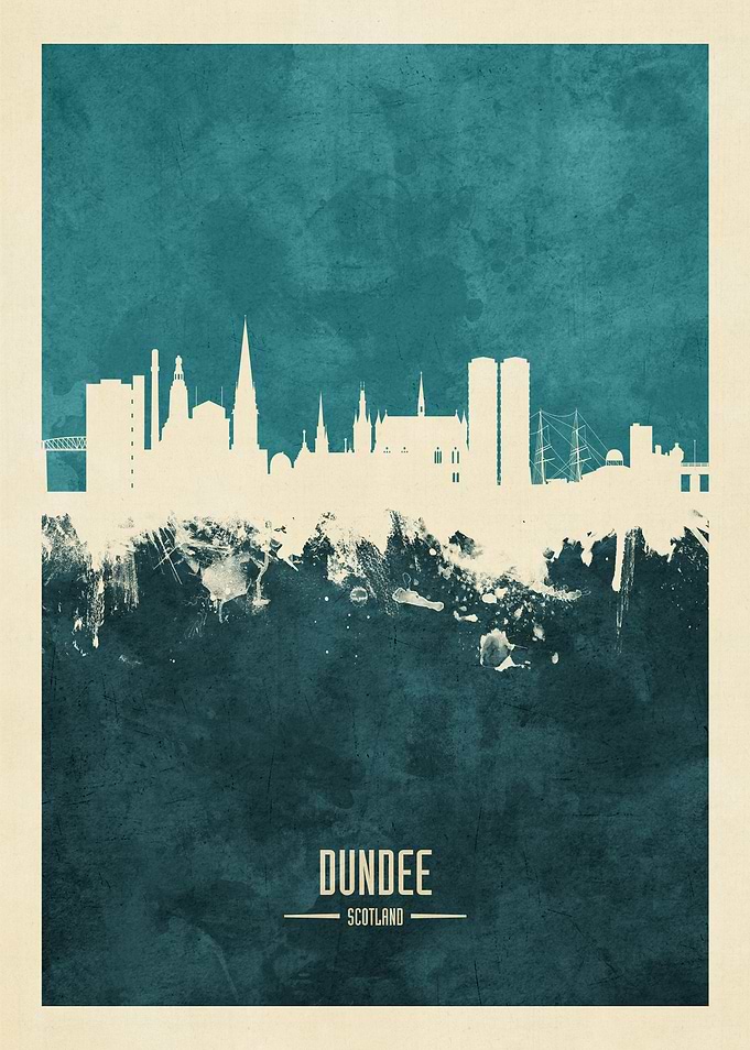 Dundee Scotland Skyline