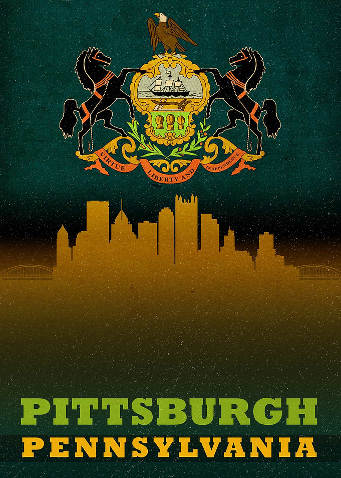 Pittsburgh City Skyline