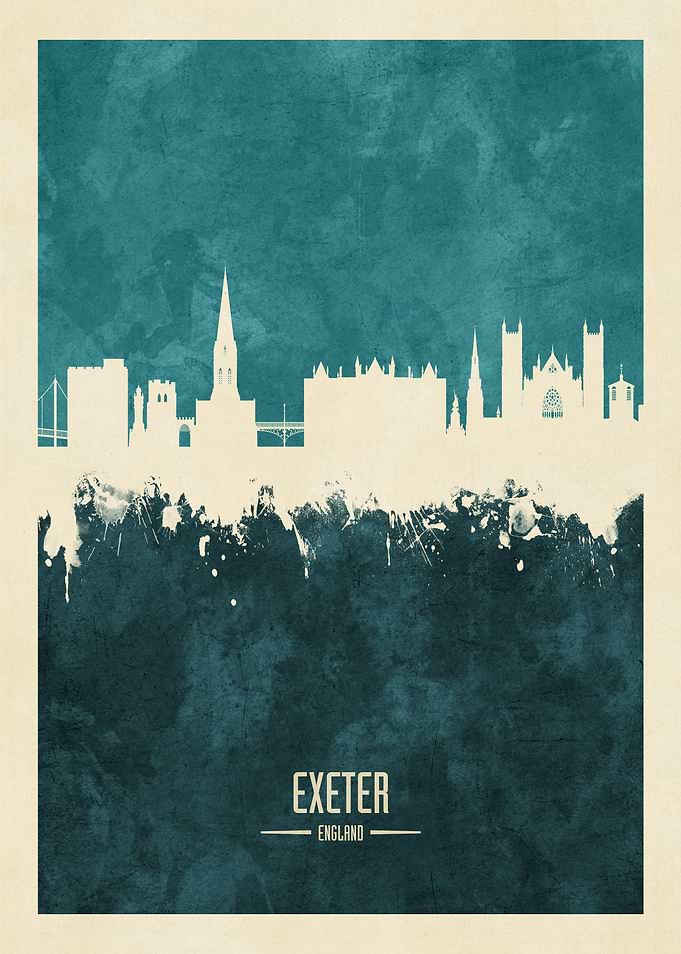 Exeter England Skyline