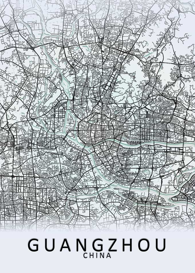 Guangzhou White City Map