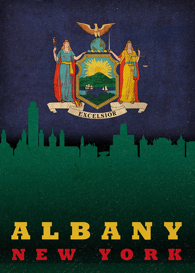Albany New York City Flag