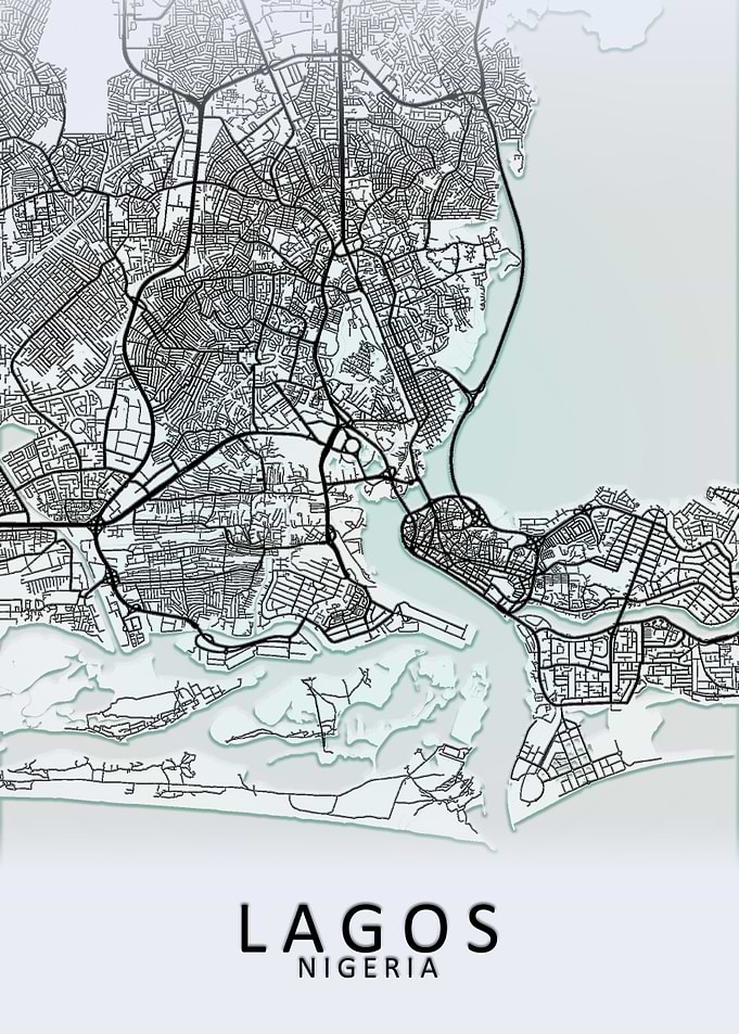 Lagos White City Map