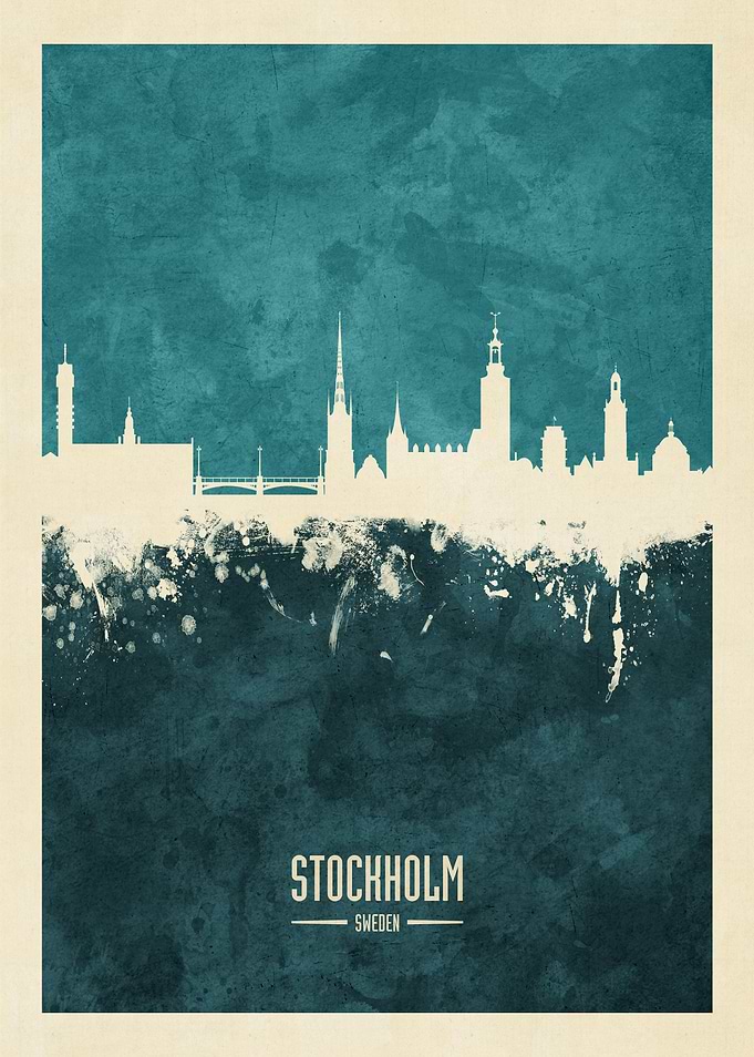 Stockholm Sweden Skyline