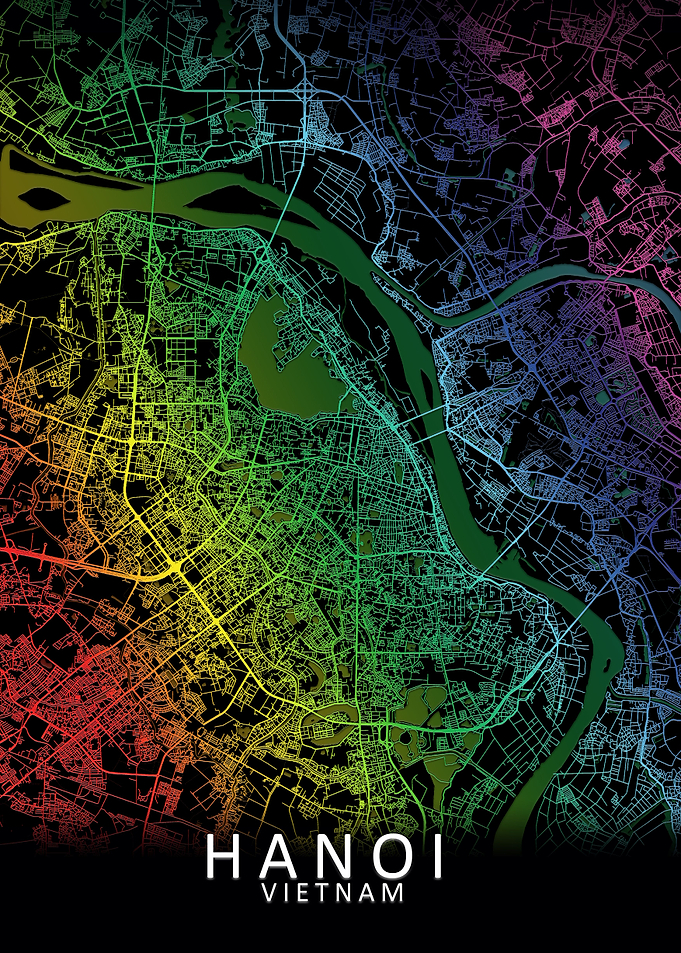 Hanoi Rainbow City Map