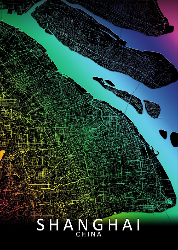 Shanghai Rainbow City Map