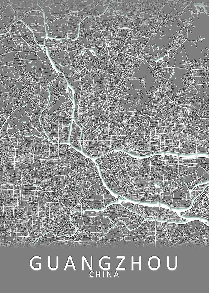 Guangzhou Grey City Map