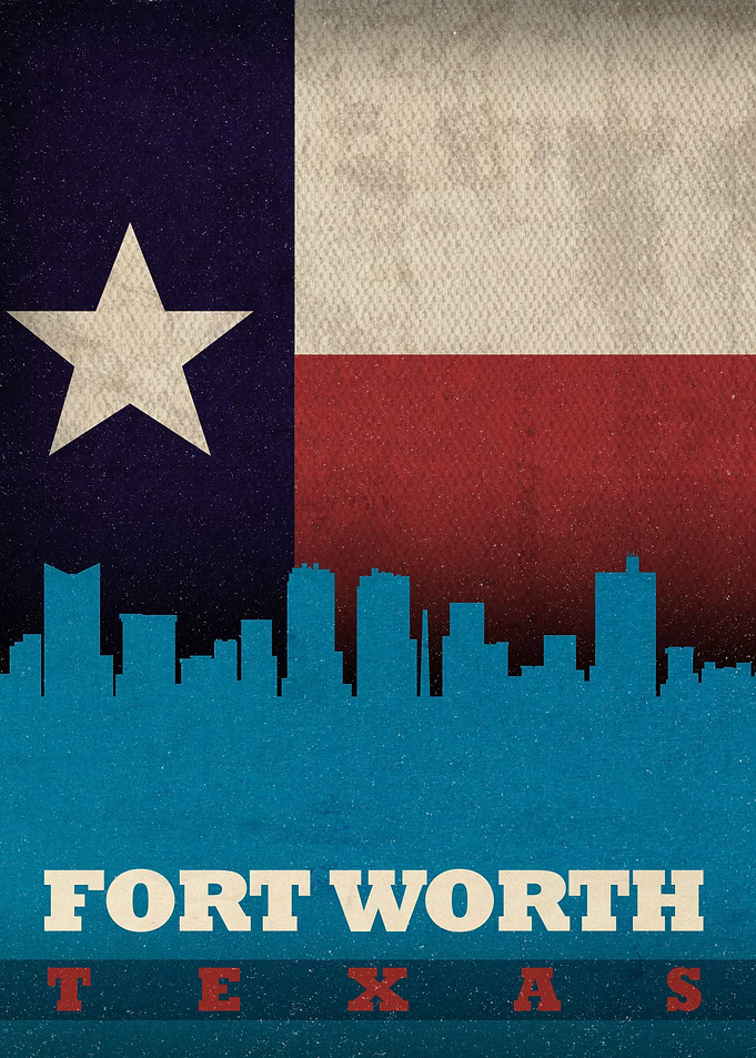 Fort Worth Texas Skyline