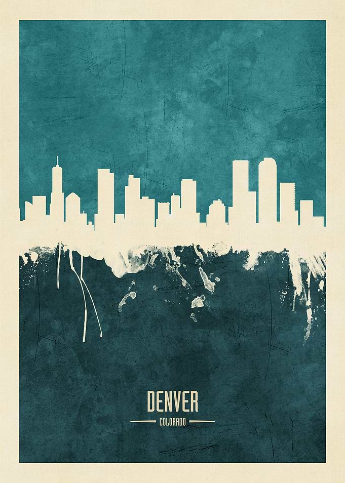 Denver Colorado Skyline