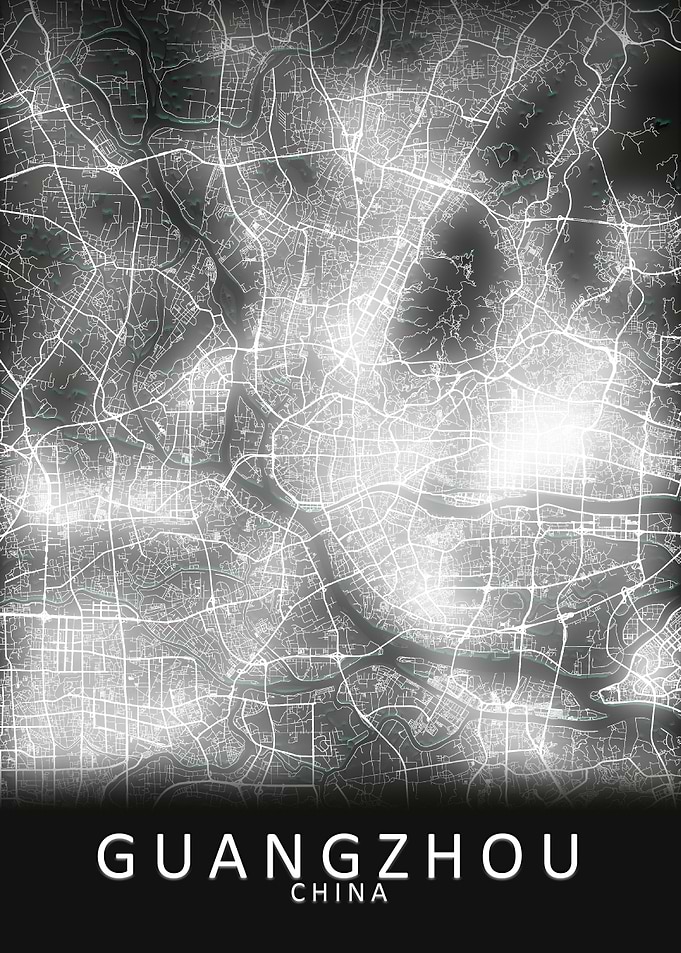 Guangzhou LED Glow CityMap