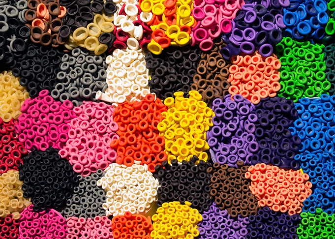 Pattern of balloon nozzles