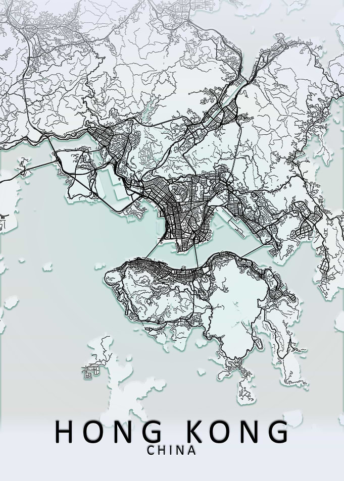 Hong Kong White City Map