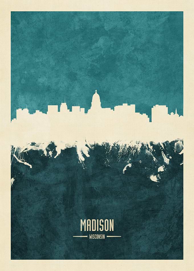 Madison Wisconsin Skyline