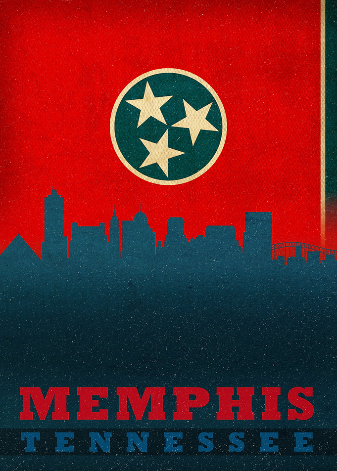 Memphis Tennessee Skyline
