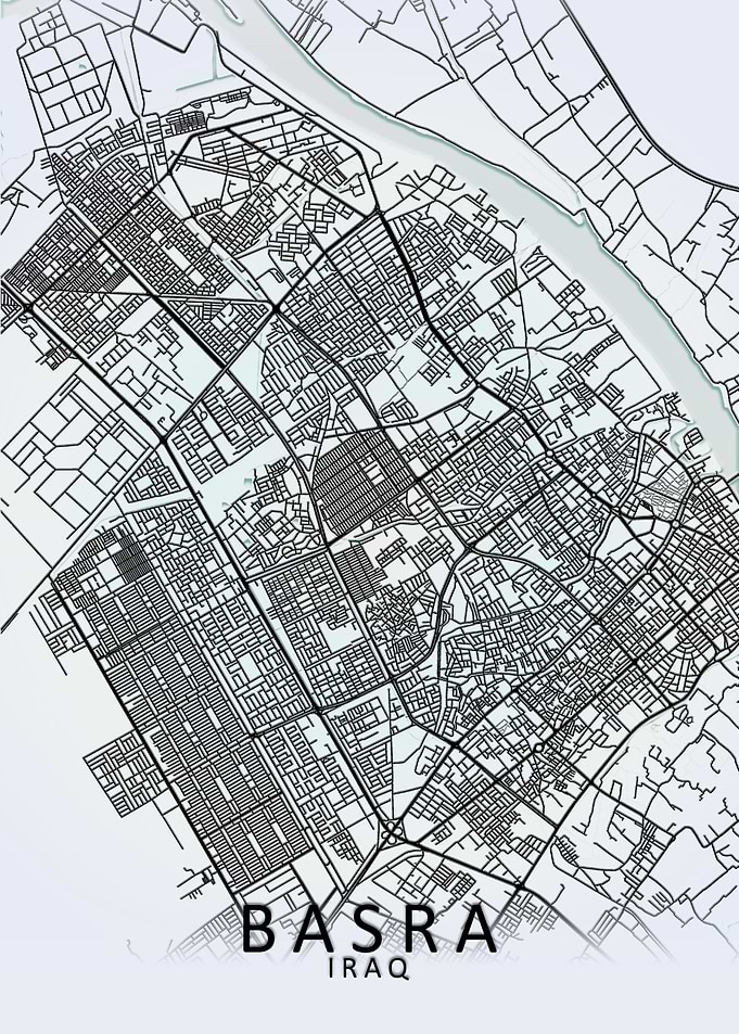 Basra White City Map