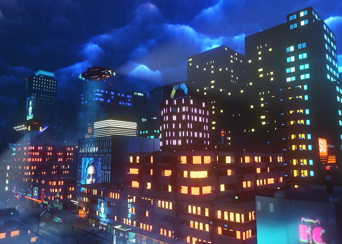Cyberpunk Cityscape
