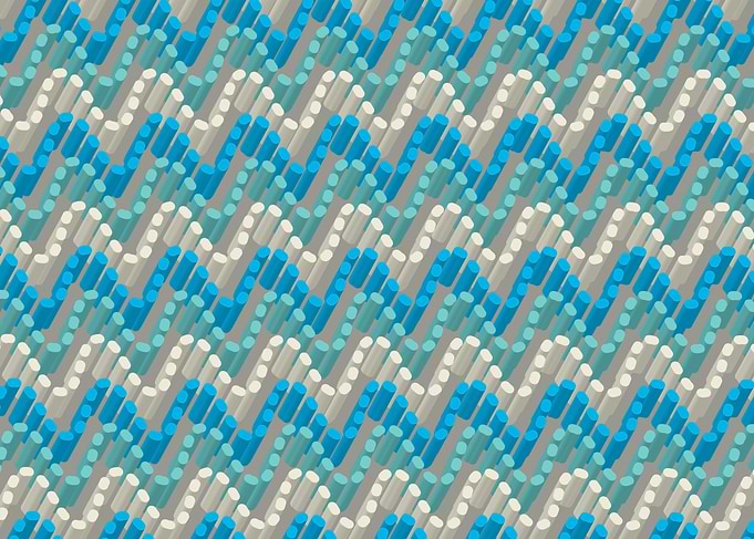 3D Dotted Wave