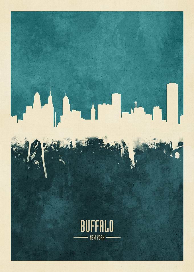 Buffalo New York Skyline