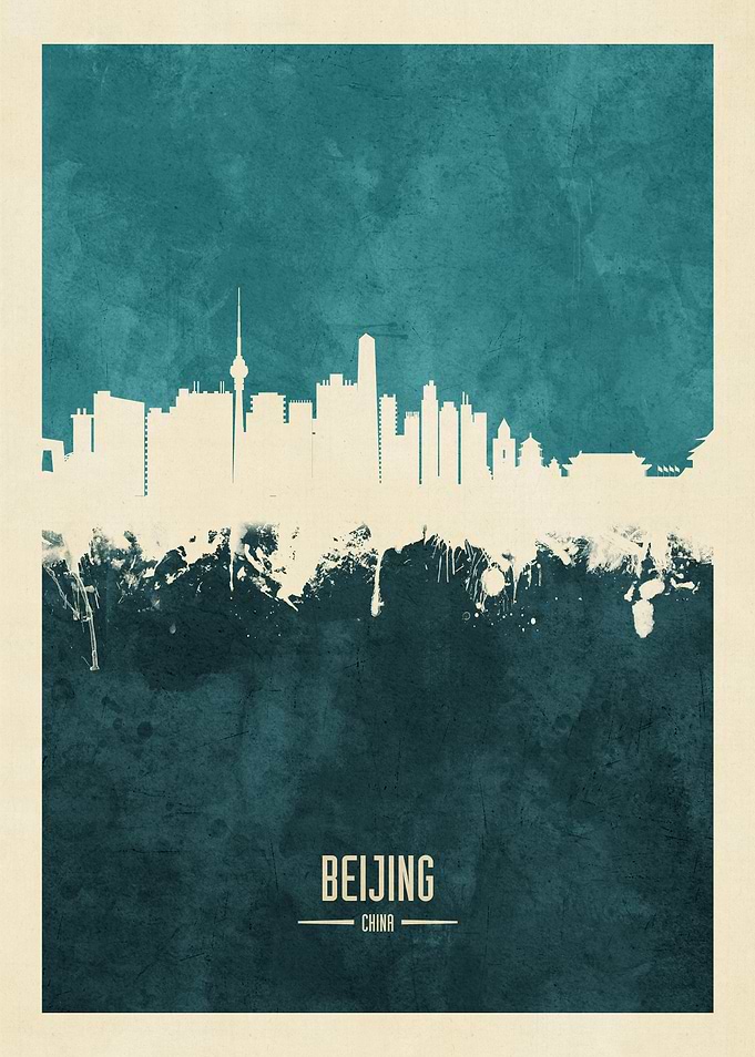 Beijing China Skyline