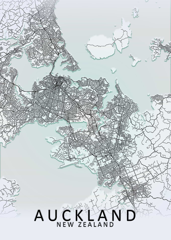 Auckland White City Map
