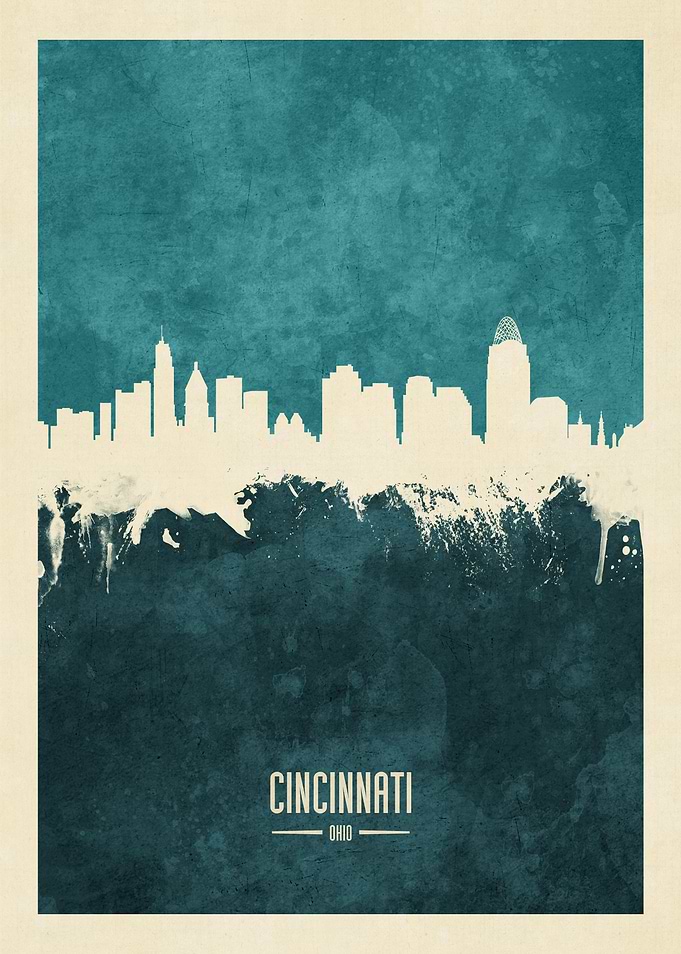 Cincinnati Ohio Skyline