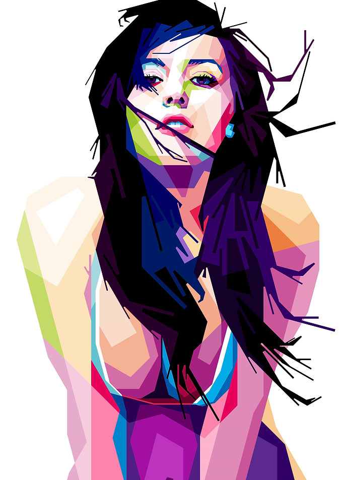 sexy girl pop art
