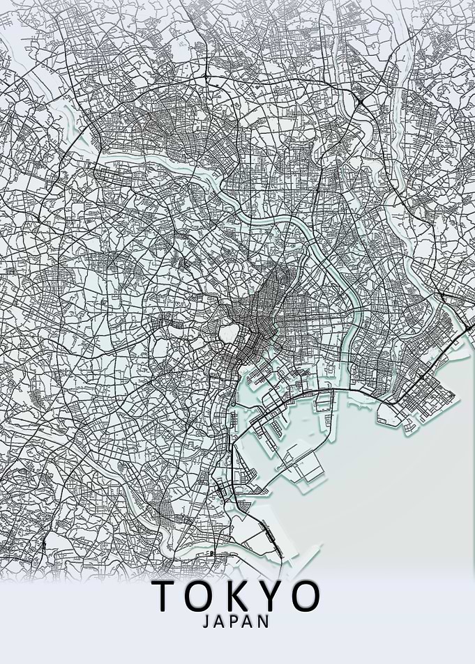 Tokyo White City Map