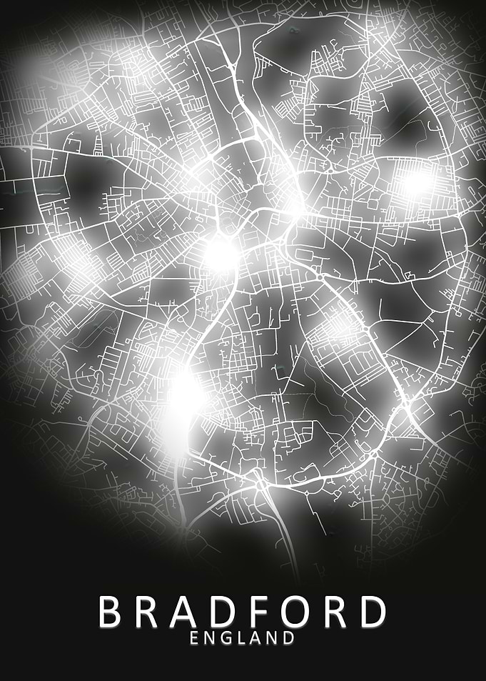 Bradford LED Glow City Map