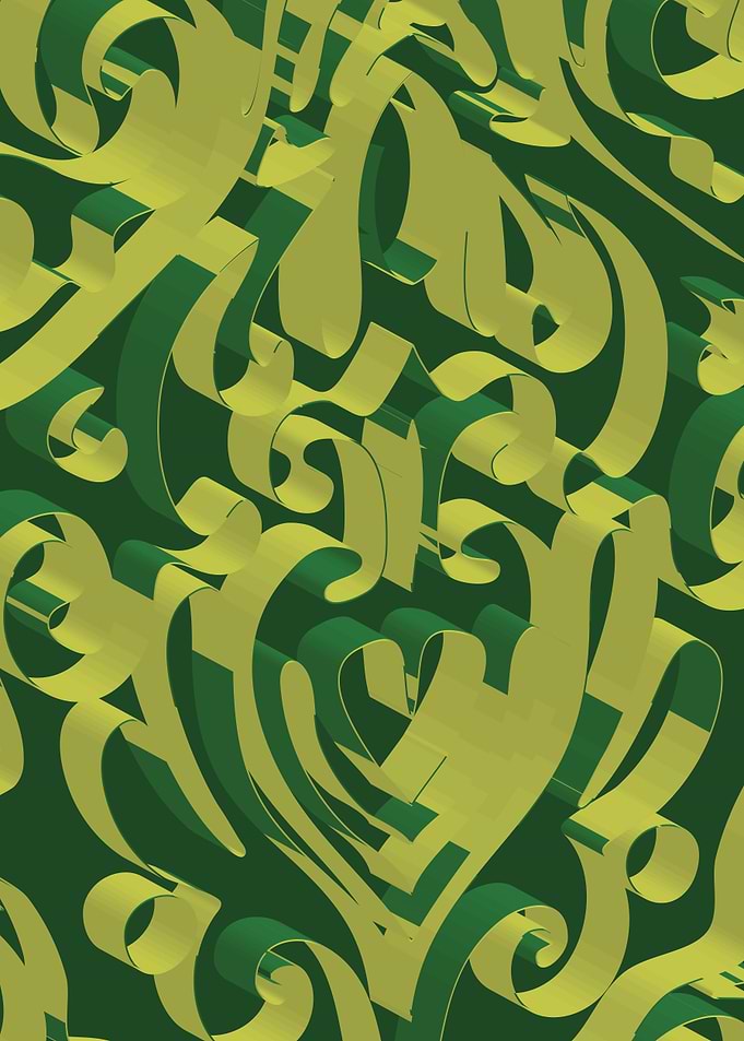 3D Ornamental Background