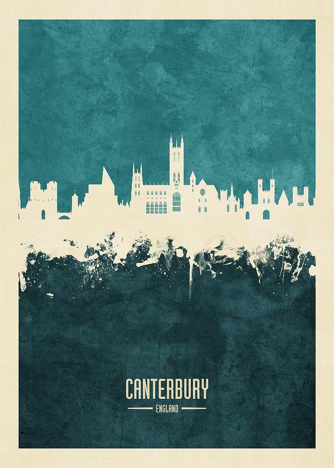 Canterbury England Skyline