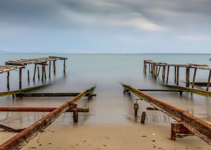 Old fishing pier