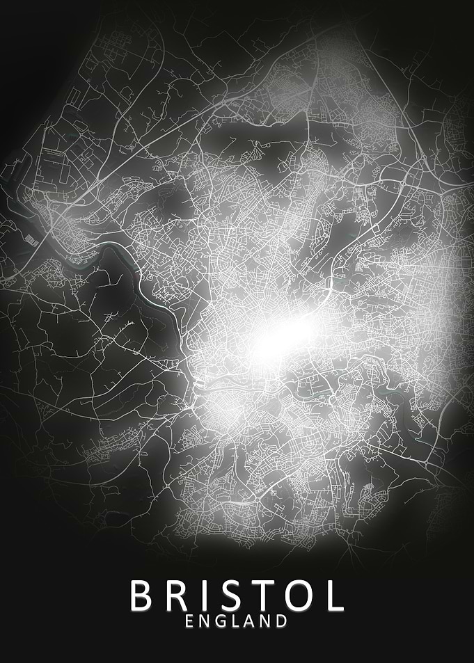 Bristol LED Glow City Map