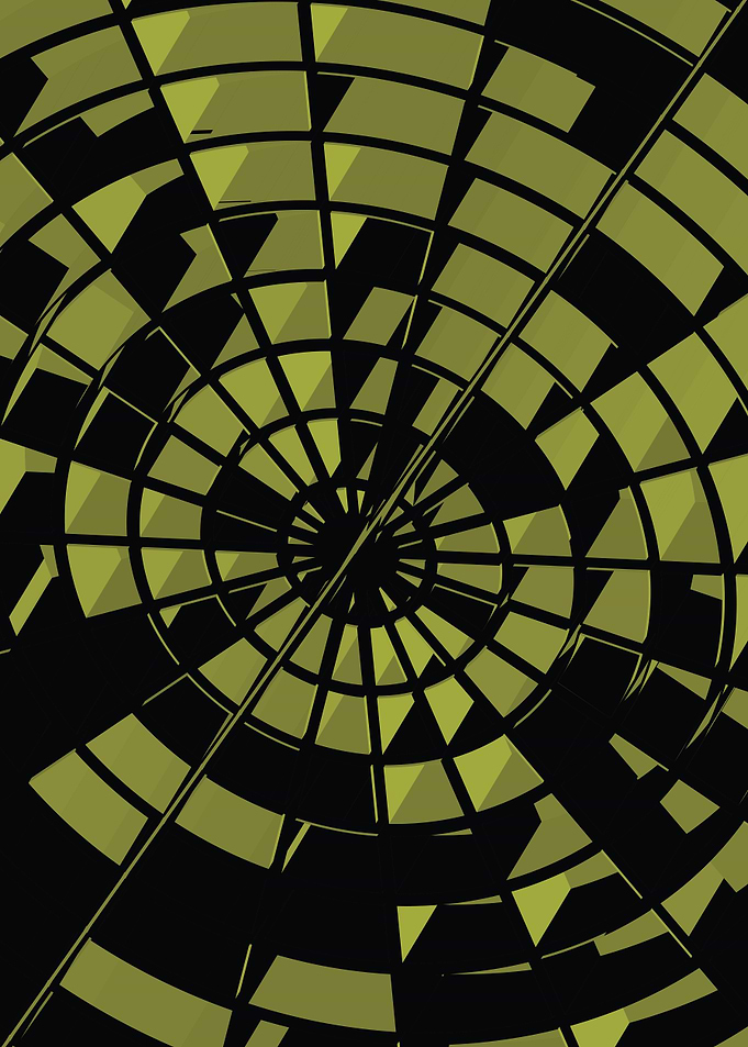 Abstract Dartboard