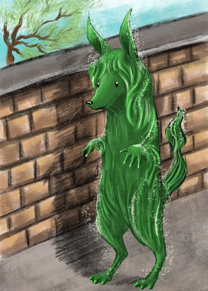 Fantastical Green Beast